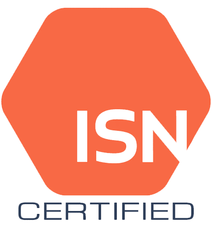 Logo of certification by ISNetworld